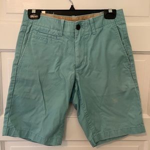 COPY - GAP men’s dress shorts size 28 in a teal blue color.